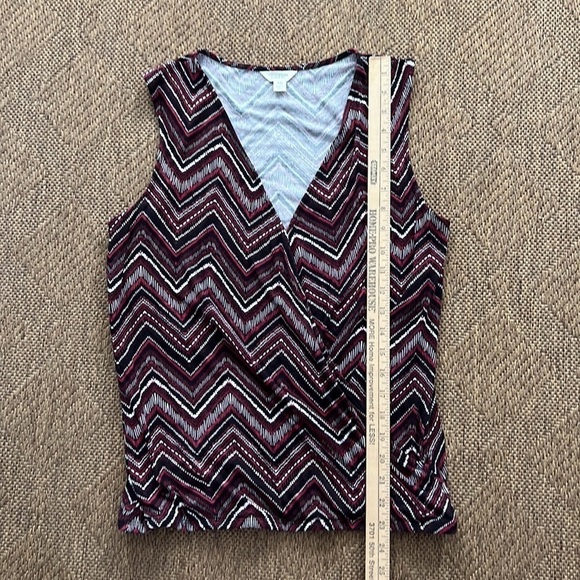 Lucky brand Front Cross Blousey Top Size XS - Picture 7 of 7